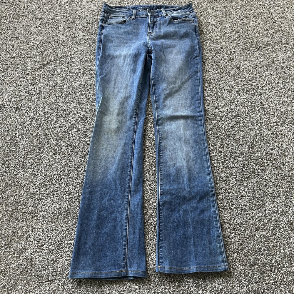 Calvin Klein Jeans Bootcut Jeans Womens 27 Med Wash Blue Mid Rise Stretch Denim